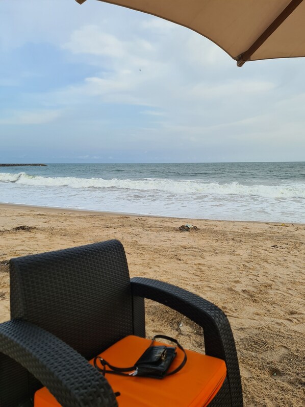 Vue sur la plage/l’océan