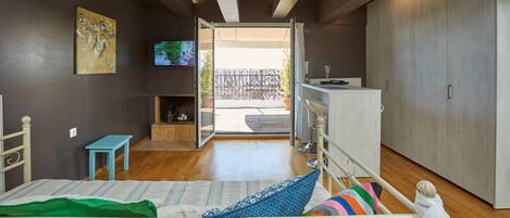 1 soverom, strykejern/-brett, wi-fi og sengetøy