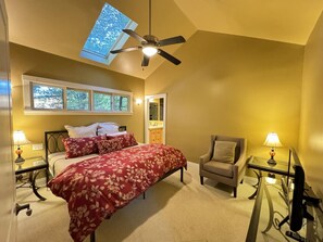 4 bedrooms, iron/ironing board, travel cot, WiFi