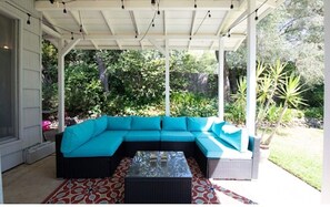 Terrace/patio - Entire 5 br, tri-level Home Family, Fun, Relax & dreamy park like yard! (Fair Oaks)