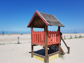 Am Strand, Strandtücher