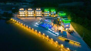 Front of property - evening/night