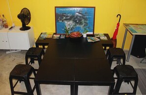 Free daily self-service breakfast