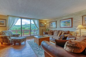 Televisio, takka, DVD-soitin, stereot