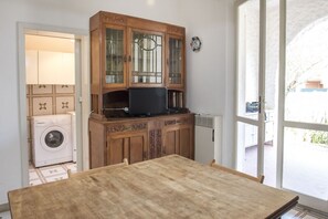 Dining - M224 - Marcelli, three-room apartment with garden 150m from the sea (Marcelli)