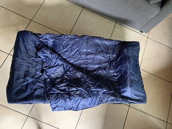 A crumpled blue item on a tiled floor. - Your Comfortable, Safe, Updated Villa Retreat for 2 to 6 Guests in Playa Hermosa (Playa Hermosa)