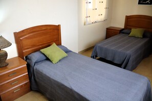 2 slaapkamers, beddengoed