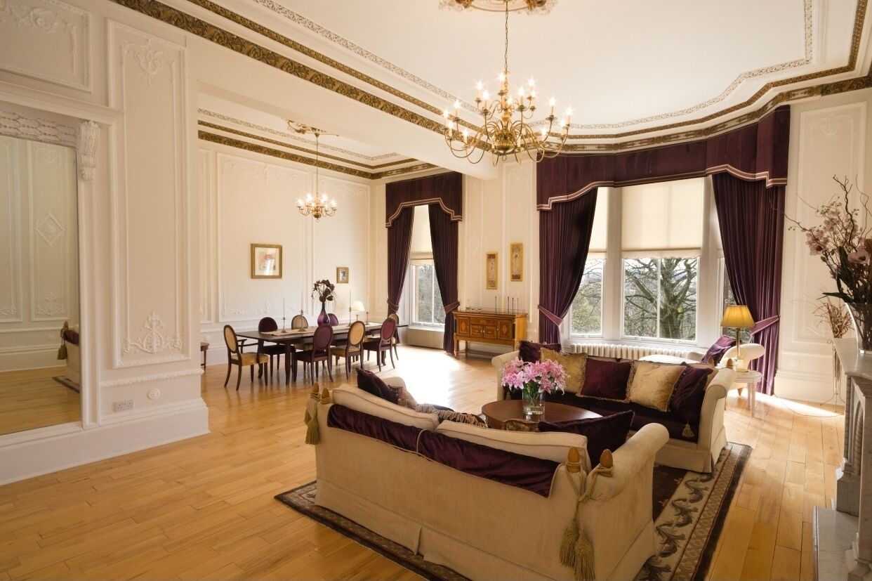 電視、壁爐、音響