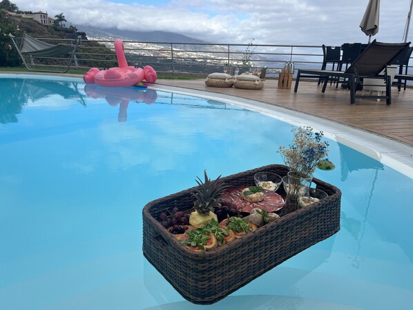 Una piscina climatizada