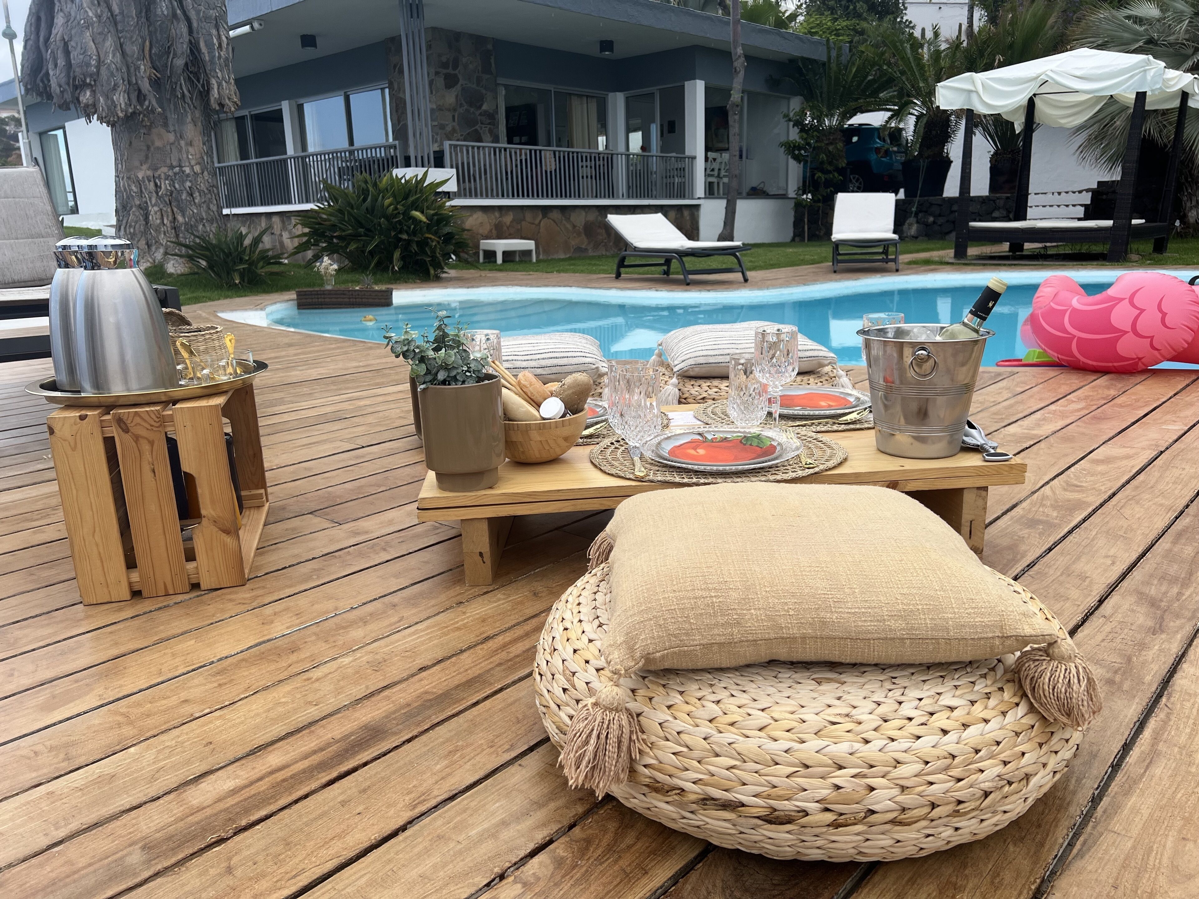 Una piscina climatizada