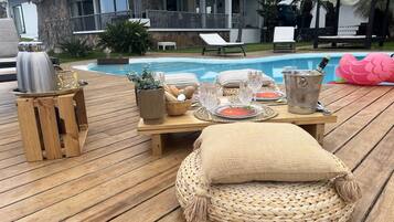 Una piscina climatizada