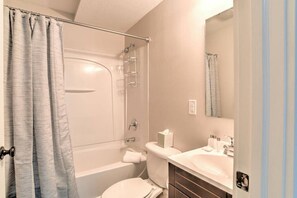 Hair dryer, towels - Charming Historic King James Building Unit #5 (Asheville)