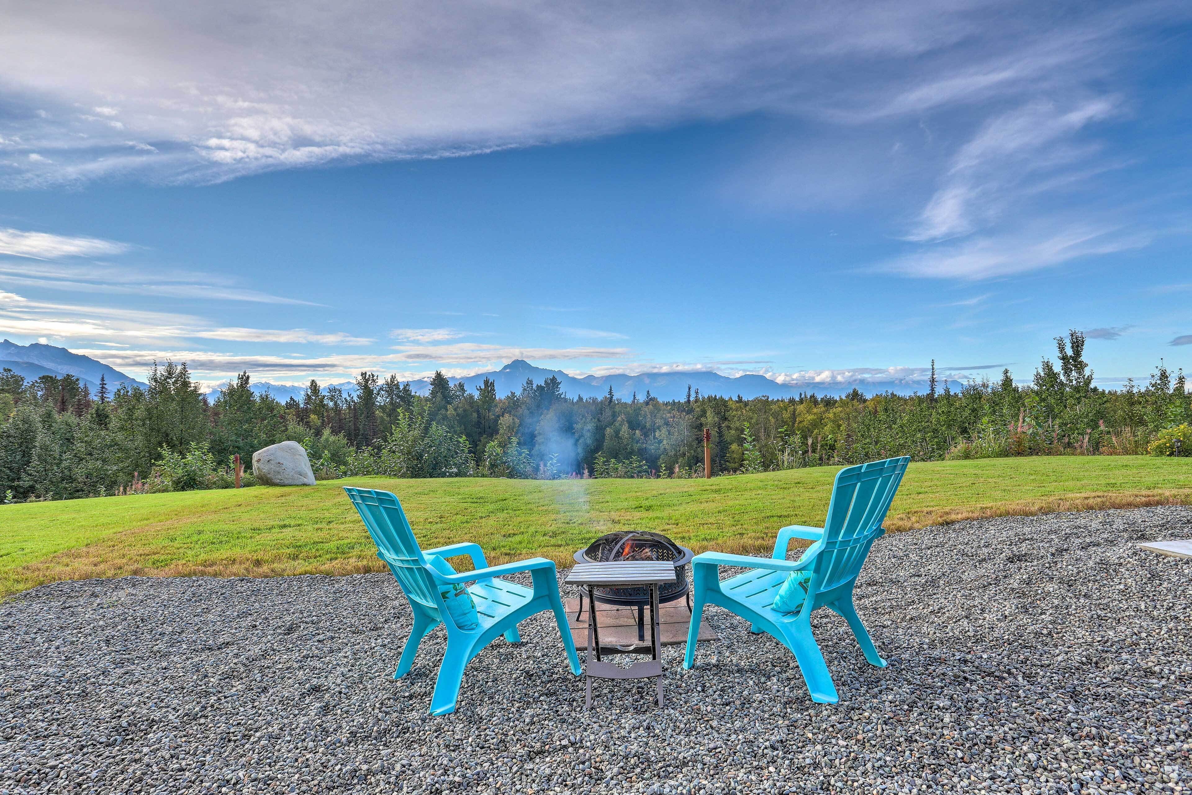 Secluded Palmer Home w/ Mountain Views!