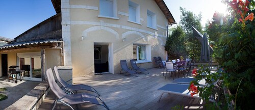 THE GITE "MIMOSA" - 4 BEDROOMS, UP TO 8 PEOPLE (134M²)