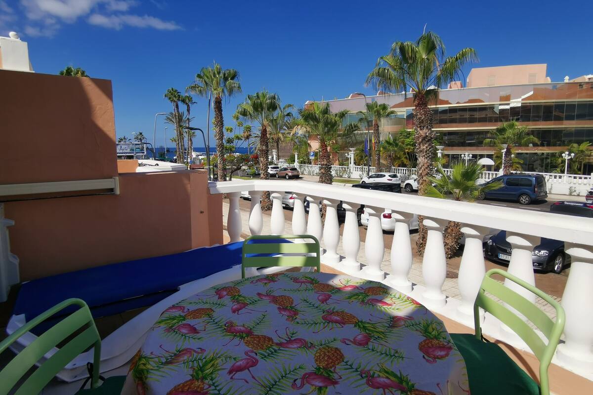 Appartement Panoramique, 1 chambre, vue partielle sur l'océan (D008 Las Vistas TRG) | Terrasse/Patio