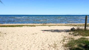 Accommodatie ligt op het strand