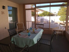 Outdoor dining