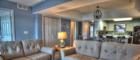 Smart TV, fireplace, Netflix, toys