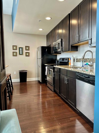 "Garden" 2Br, 2Ba, overlooking the Square in Downtown Knoxville