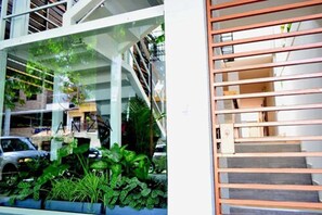 Overnatningsstedets facade