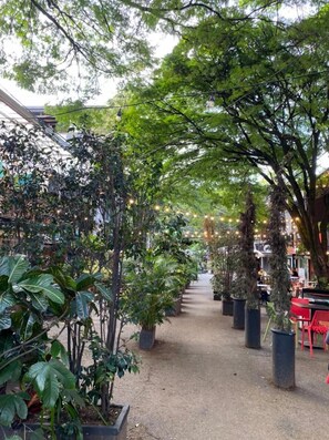 Overnatningsstedets område