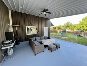 Perhetalo, tupakointi kielletty, järvinäköala | Terassi/patio