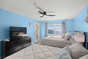 2 bedrooms, iron/ironing board, free WiFi, bed sheets