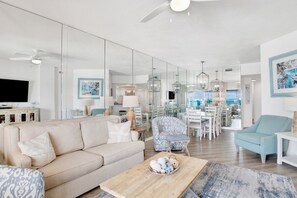 TV - The Palms 602 | Updated 3BR Beach Front OBA Condo! (Orange Beach)