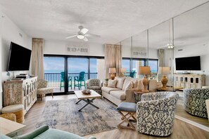 TV - The Palms 602 | Updated 3BR Beach Front OBA Condo! (Orange Beach)
