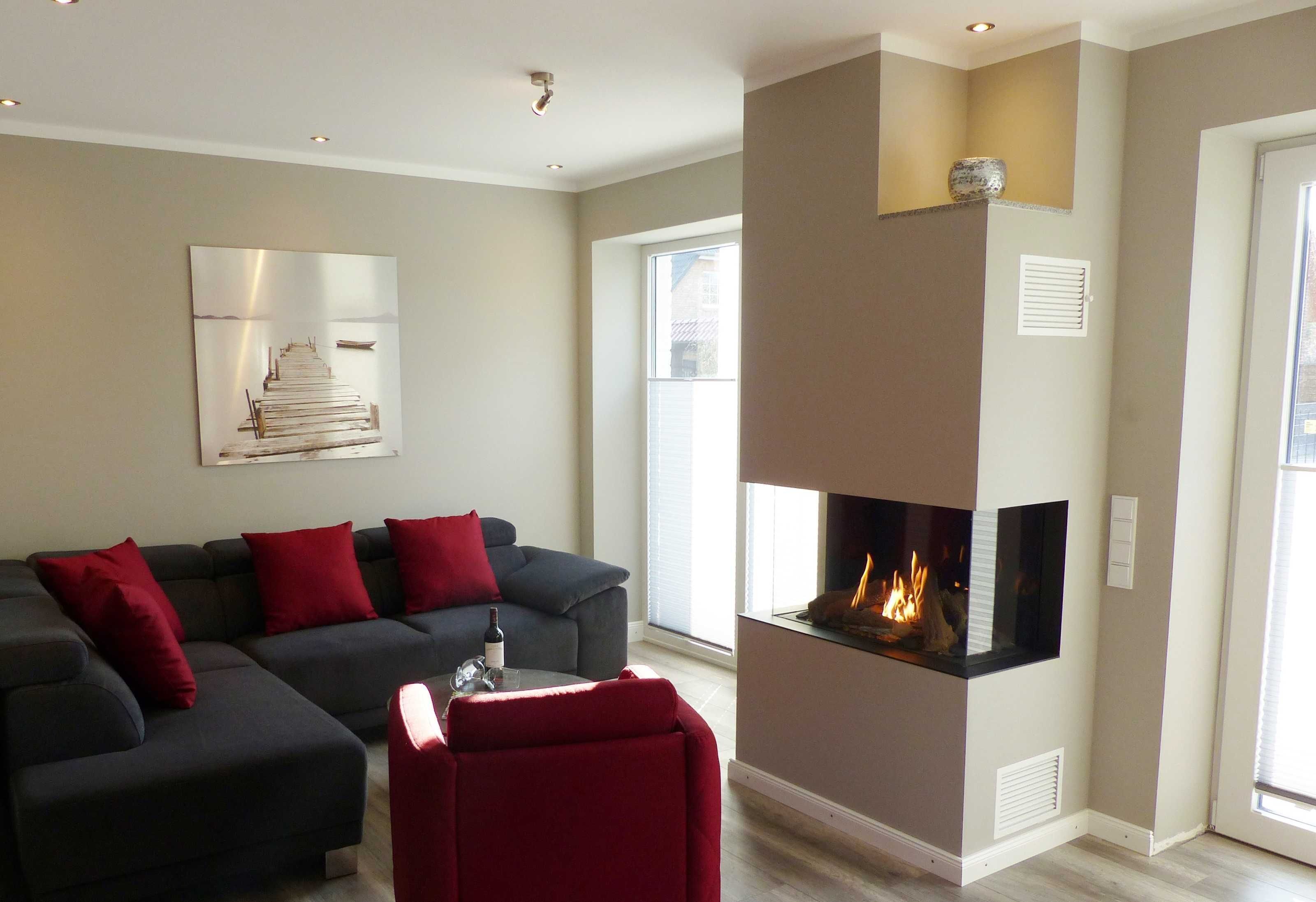 Télévision, cheminée