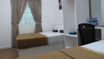 Free WiFi, bed sheets