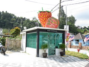 Fassade der Unterkunft