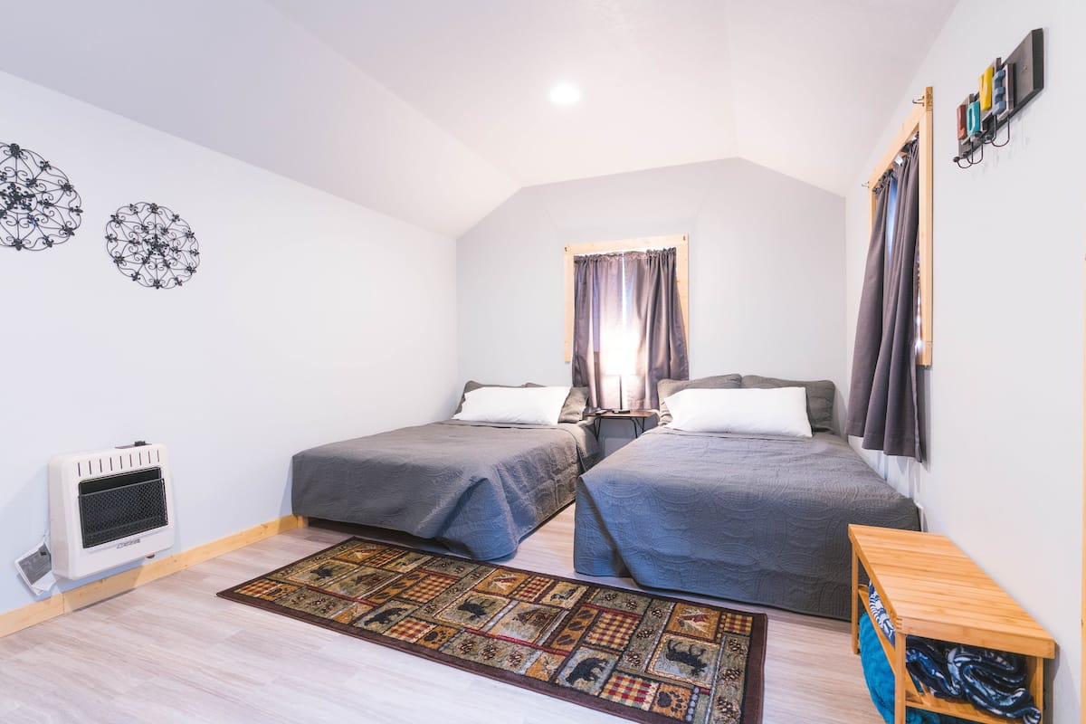 Deluxe huisje, 2 tweepersoonsbedden | 2 slaapkamers, lakens van Egyptisch katoen, luxe beddengoed