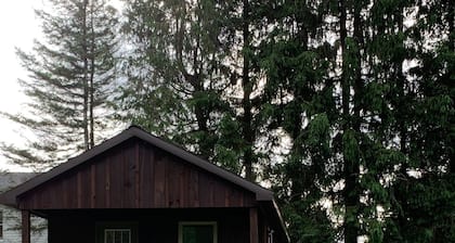A pasos de la famosa pesca del río Delaware. Cabañas en lote amplio.
