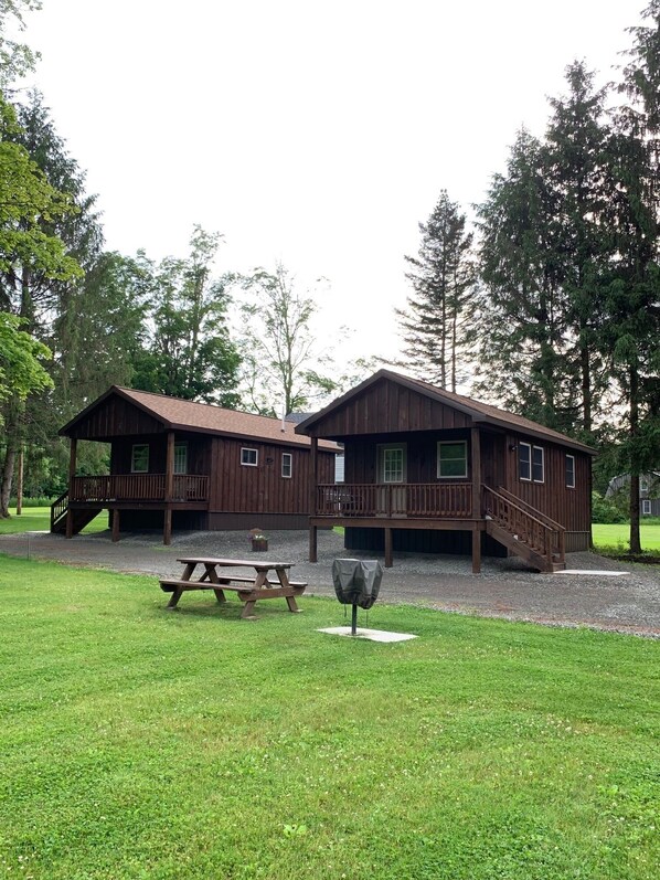 Exterior - Steps away from world famous Delaware River fishing.  Cabins on spacious lot. (Hancock)