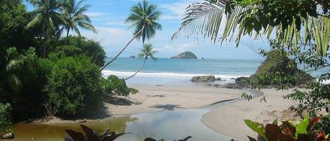 Sun loungers, beach towels