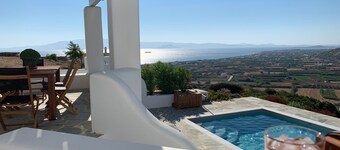 Villa Lithari con magníficas vistas (Plaka / Orkos)