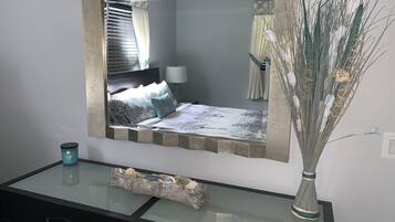 4 bedrooms, iron/ironing board, travel crib, WiFi