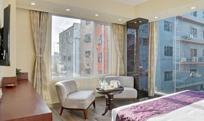 Premium Room | Soundproofing, iron/ironing board, free WiFi, bed sheets - Treebo Premium The Crystal, Chinar Park (Barasat)