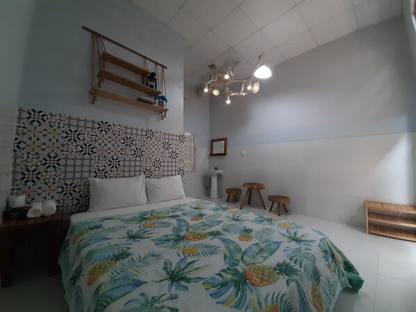 Deluxe-rum | Skrivbord, gratis extrasängar, gratis wi-fi och sängkläder