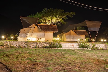 Property grounds. The Acacia Glamping Park
