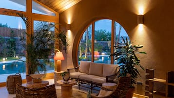 Lobby sitting area