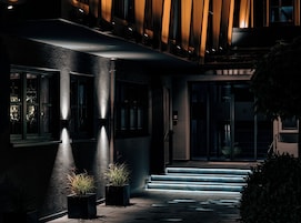 Fachada de la propiedad