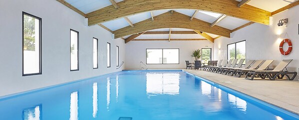 Indoor pool, a heated pool