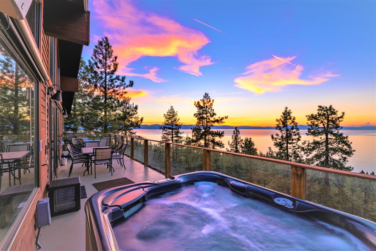 Lx10 lakeview jewel of sierra theater , hot tub