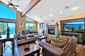 TV, fireplace, stereo, offices