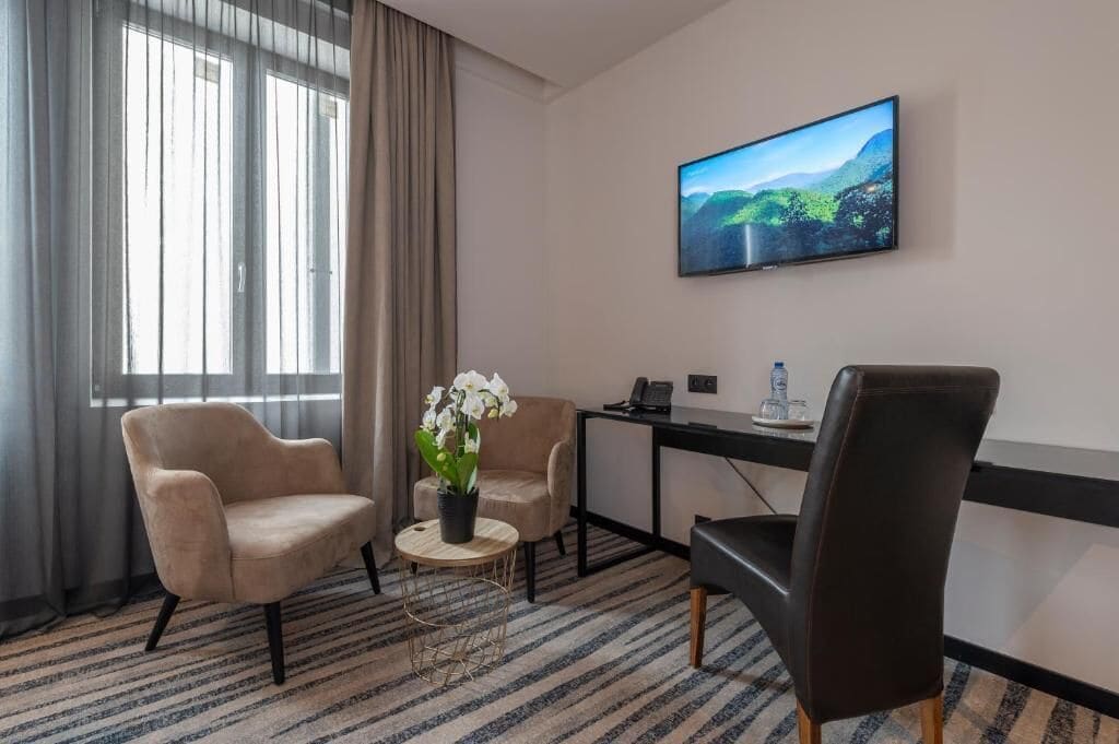 superior room | premium bedding, minibar, desk, soundproofing