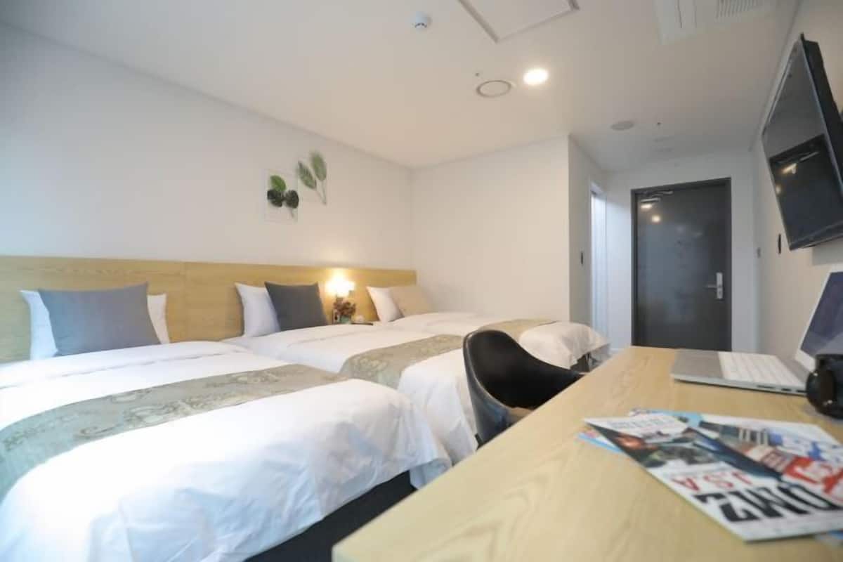 Pillow-top beds, soundproofing, free WiFi, bed sheets