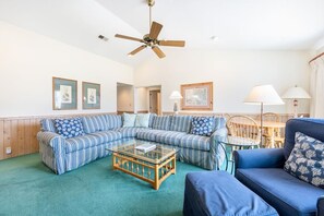 Televisio, takka, DVD-soitin, stereot