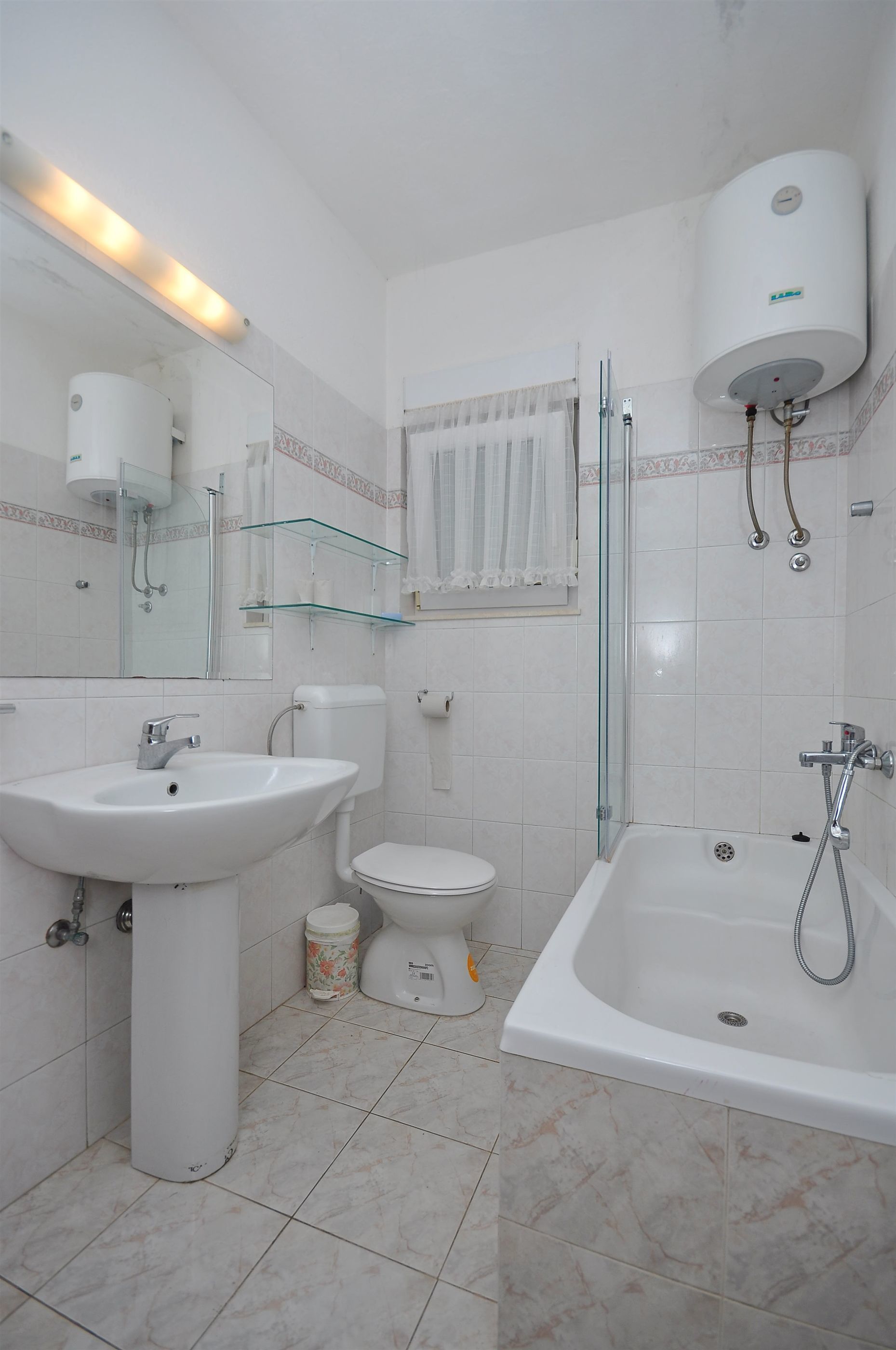 Bathroom | Bathtub, hair dryer
